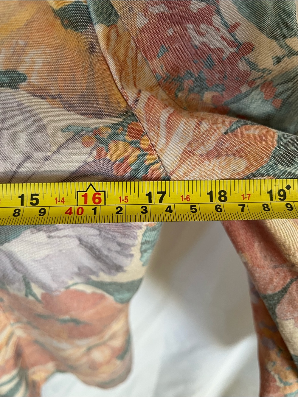 Floral Button-Front Jacket in Multicolor - one button missing - Picture 8 of 12